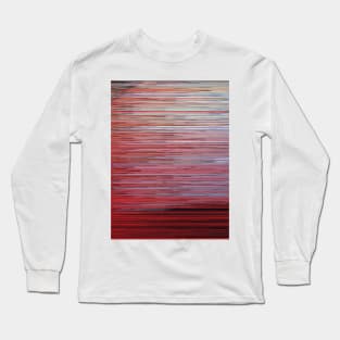 Red line pattern Long Sleeve T-Shirt
